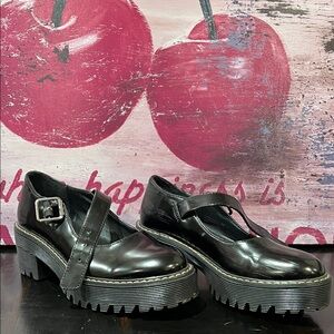 Madden Girl Black Platform Mary Jane Shoes